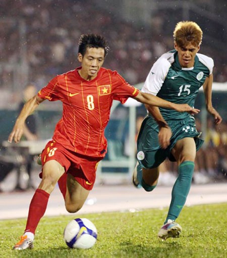 Anh đã để lại dấu ấn trong lần đầu khoác áo ĐTQG bằng một bàn thắng vào lưới ĐT Macau ở trận lượt đi trên SVĐ Thống Nhất.
